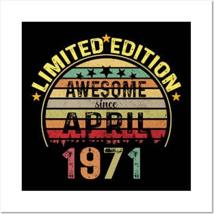 1971 birthday gift for him or her Posters and Art